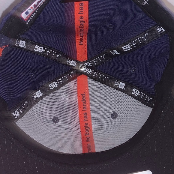 New Era Men's Navy Houston Astros 59FIFTY Fitted Hat - Picture 4 of 11